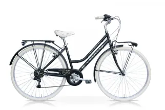 Bicicletta Country 28 Donna 6V Nero Mercurius