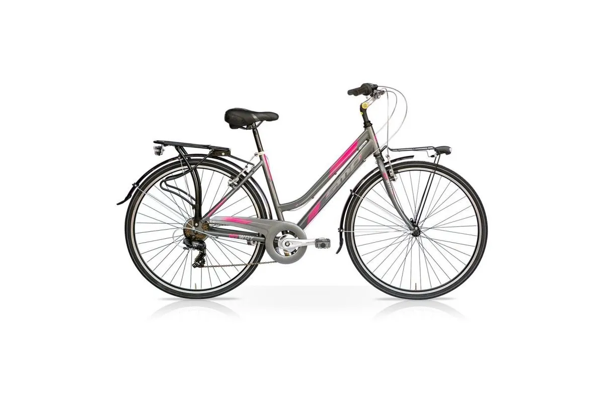 V lo MY WAY 28 21V Gris Fuchsia Mercurius City Bike Bcycles