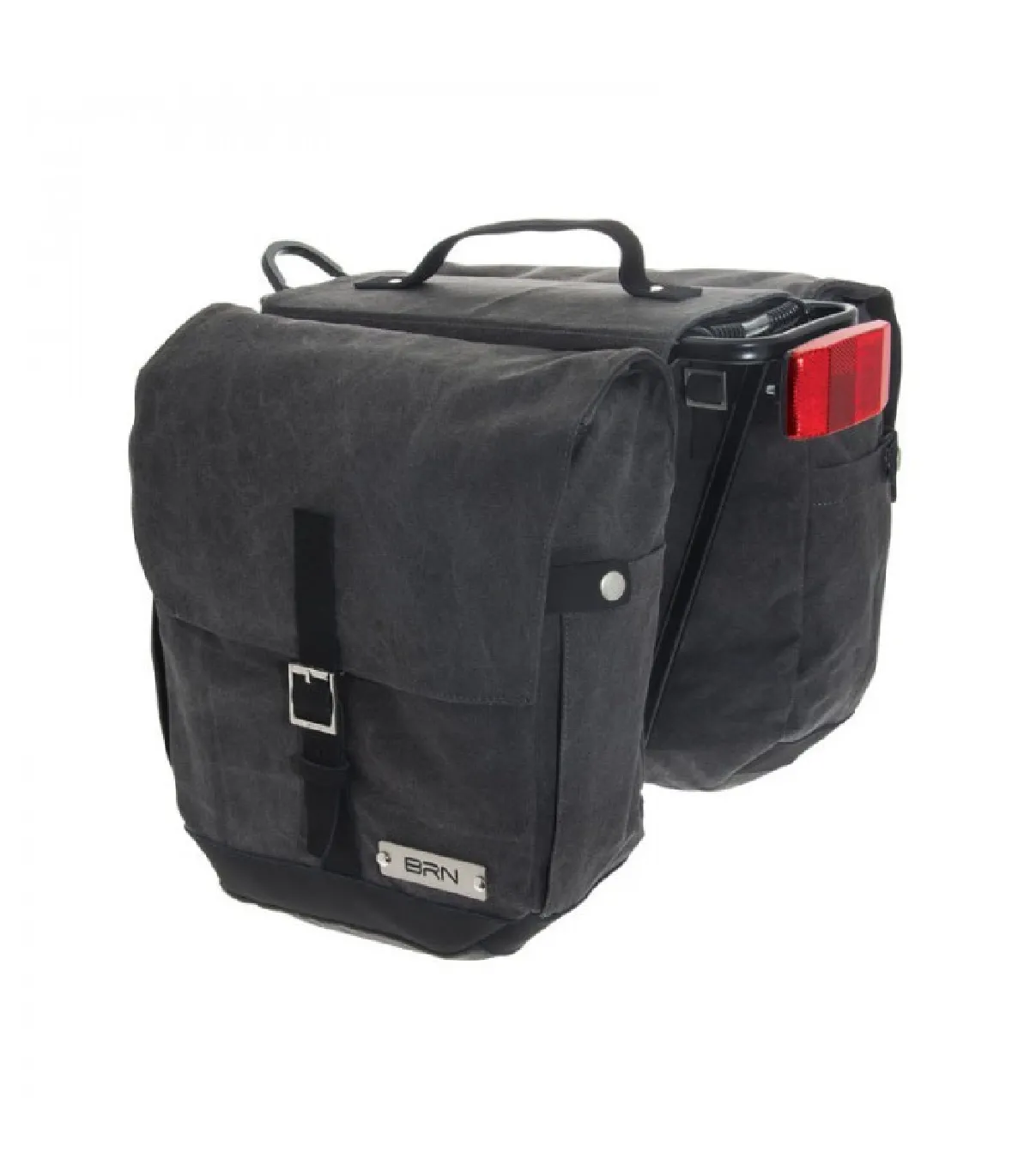 Borsa in Canvas Rider Nera a bisaccia