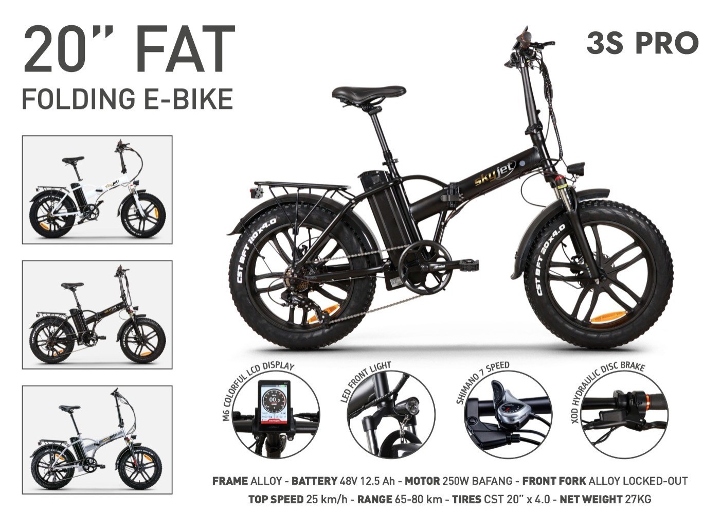 Fat bike LEM MOTOR motore 48V - pieghevole