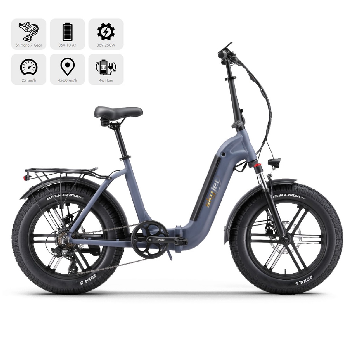 E-bike SkyJet 4s Antracite