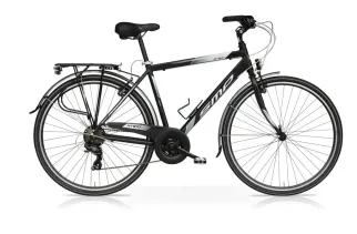 Bicicletta MY WAY 28 MAN 7V Nero