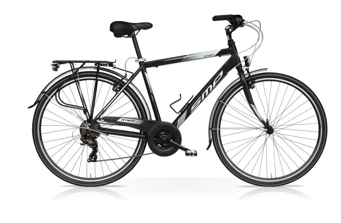 MY WAY 28 MAN 7V Bicycle Black Biciclette Urbane Bcycles