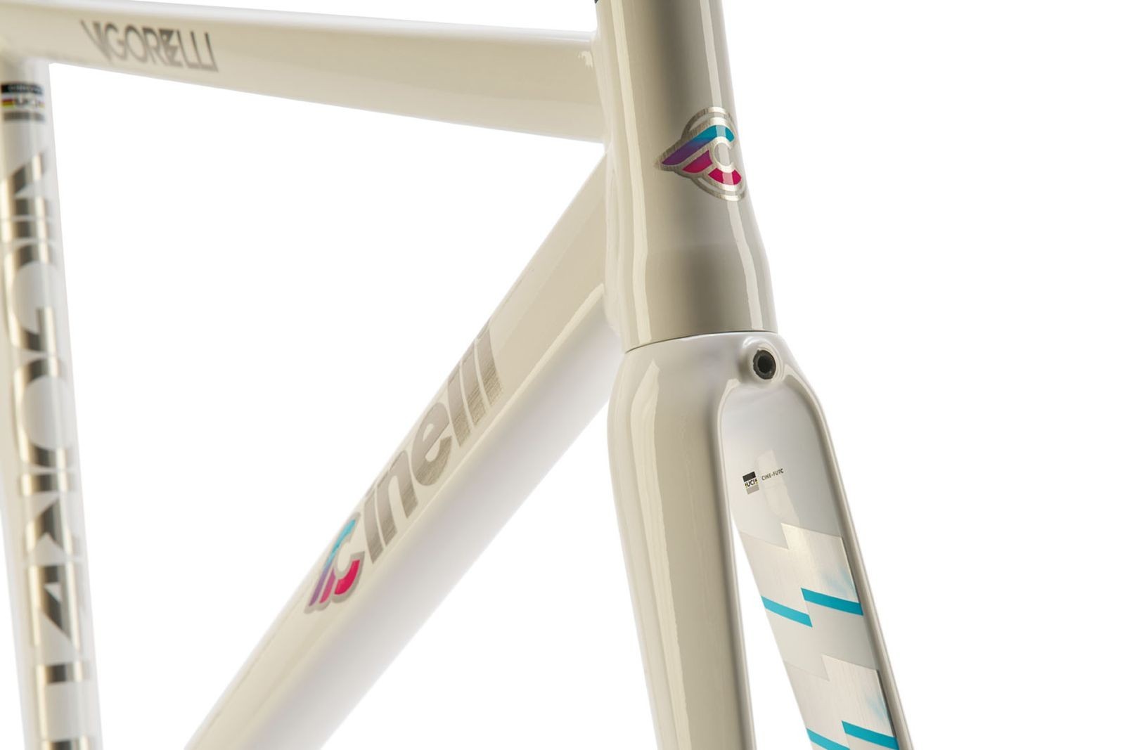 Cuadro Cinelli Vigorelli Blanco Especial 2024 Fixed Single Speed Cinelli