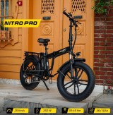 Vélo électrique SkyJet Nitro Pro Noir - Fat Bike - SkyJet