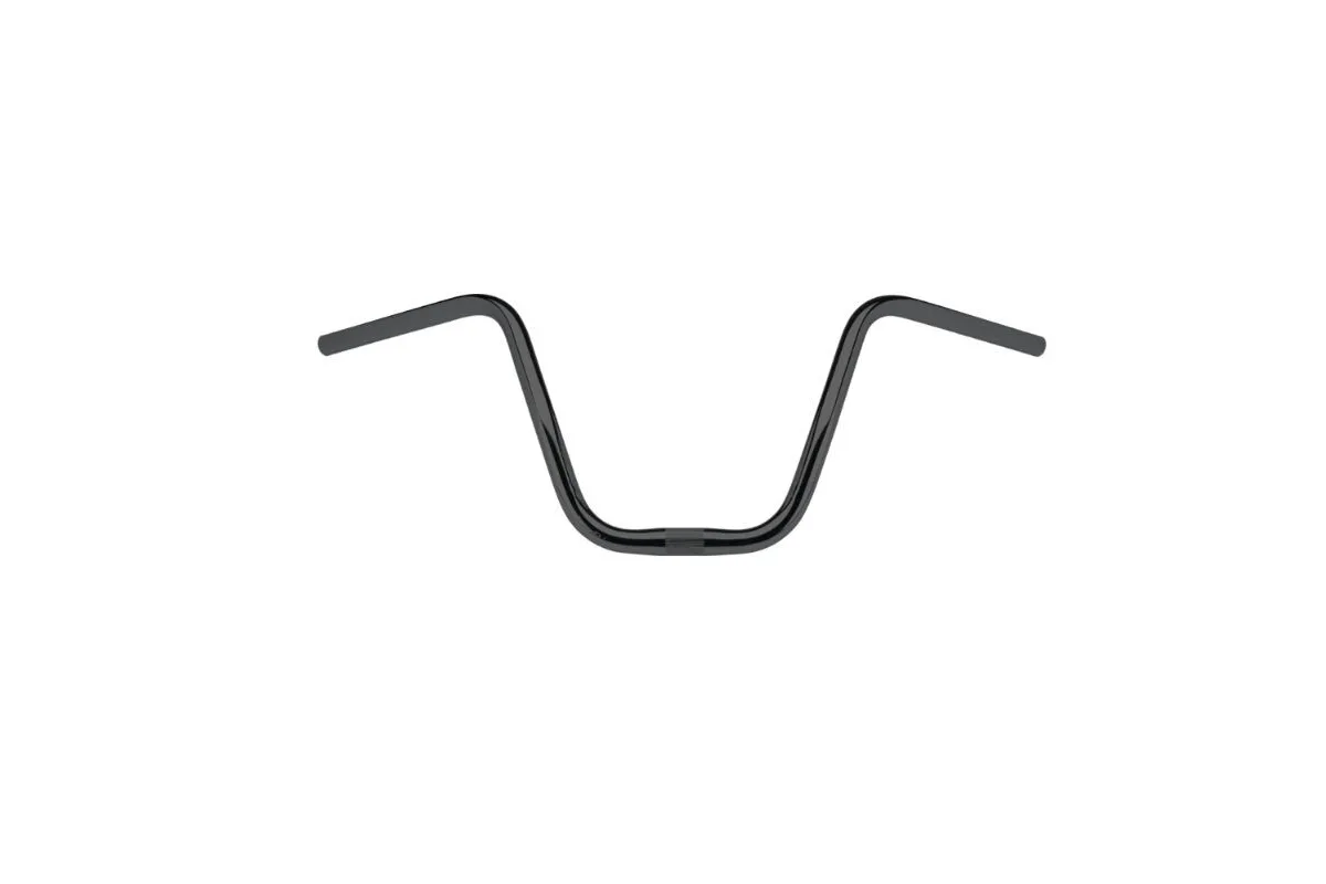 Black ape hanger bicycle handlebars sale