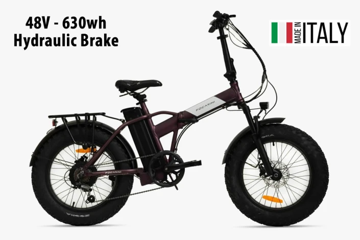 Focarini Fat Bike 48V 15Ah Nero