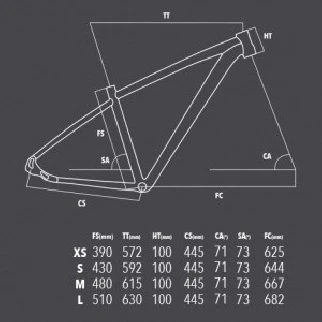 MTB LEE COUGAN Rebel 29 Deore Mix 24v Antracite